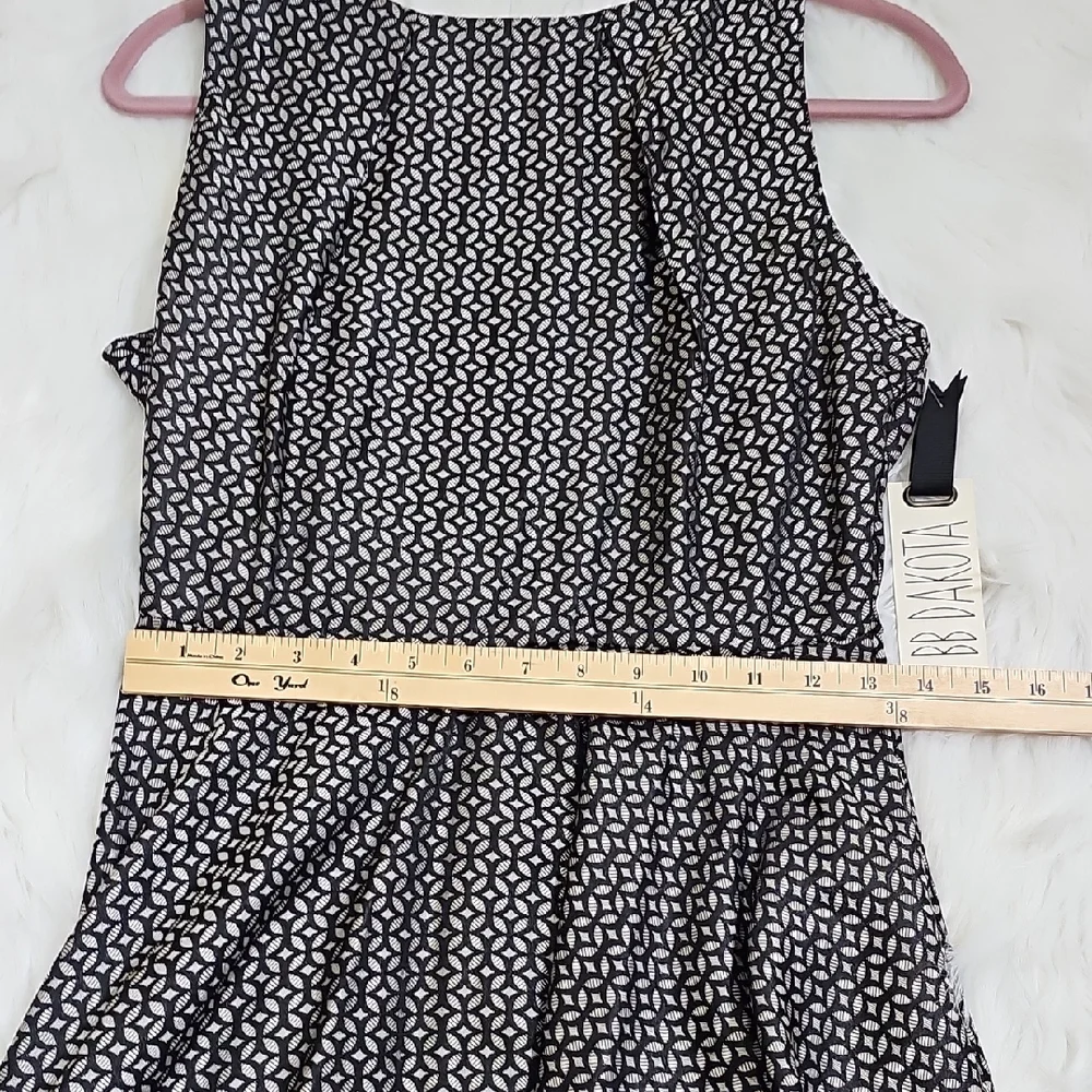 BB Dakota Monochrome Patterned Dress - Picture 5 of 15